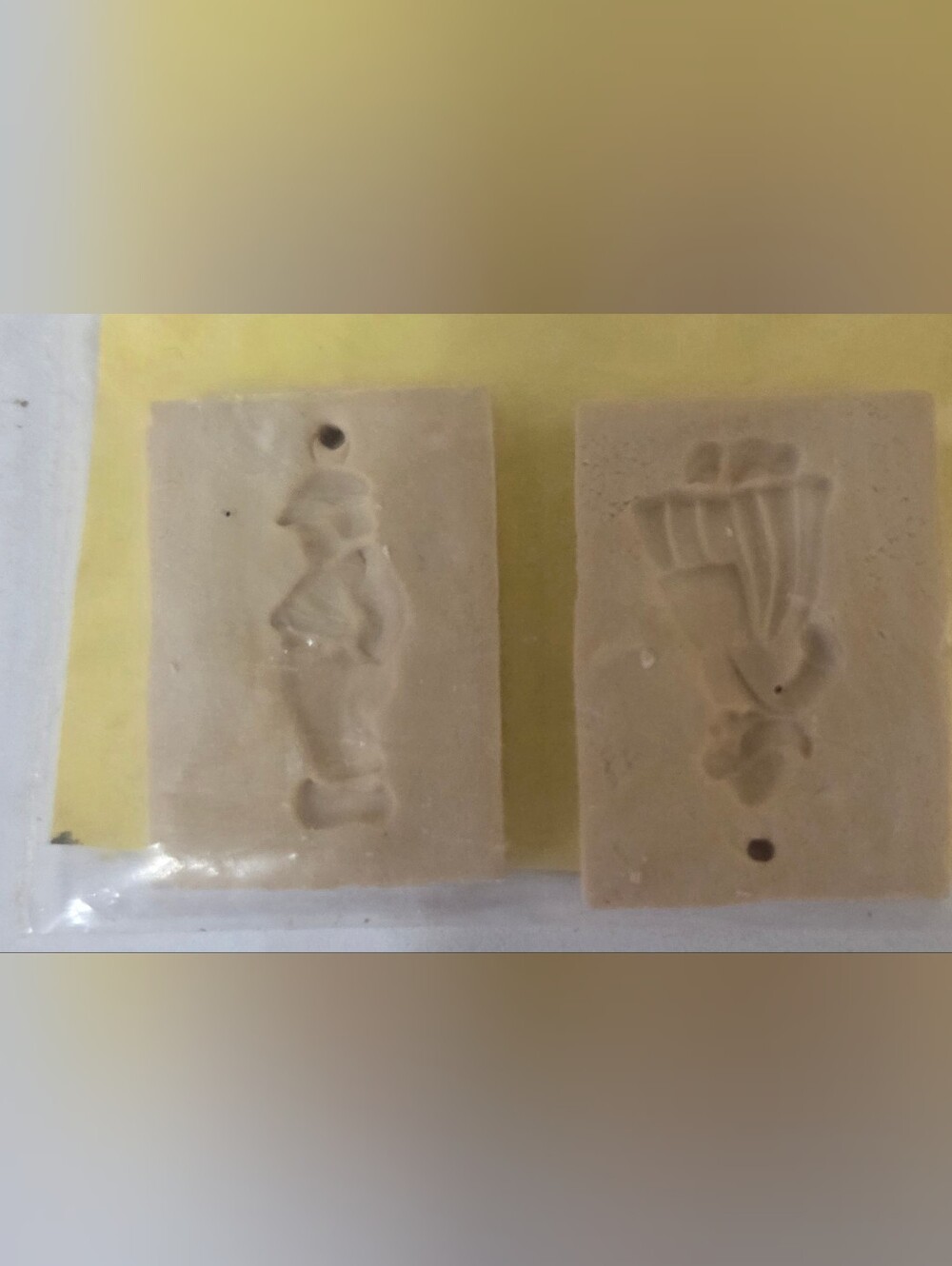 Vintage Artist Made BAKING MOLDS 1:12 Dollhouse Miniature